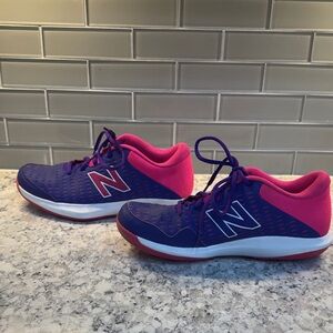 New Balance Vibrant Blue and Pink Tennis/Pickle Ball Shoes Clay Court SZ 9